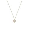 The Coach Stone Heart Short Pendant Necklace