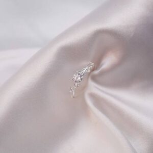 SLIVER ROSE RING